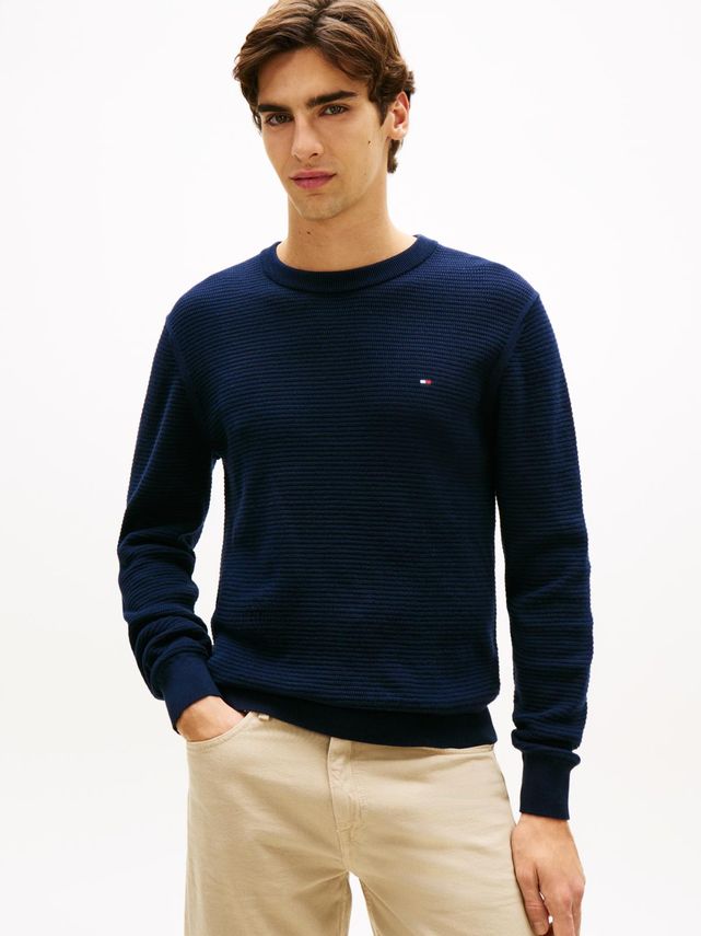 Seasonal Structure Crew Neck fra Tommy Hilfiger