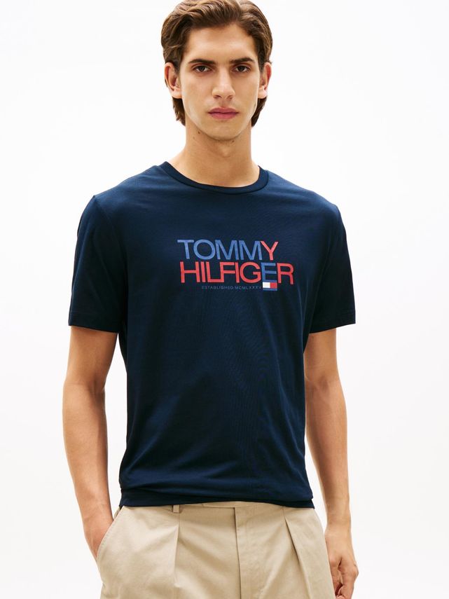 Brand Love Big Text Tee fra Tommy Hilfiger