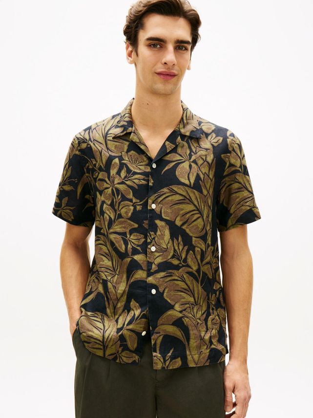 Linen Floral Aop Ss Rf 1 2 fra Tommy Hilfiger