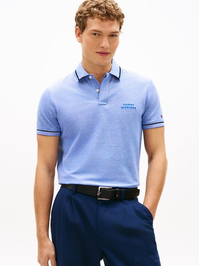 Oxford Two Tone Reg Placket fra Tommy Hilfiger