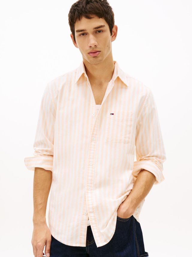 Tjm Reg Stripe Oxford Shirt Ext fra Tommy Jeans