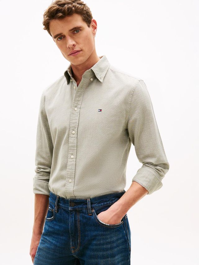 Flex Dobby Sf Shirt fra Tommy Hilfiger