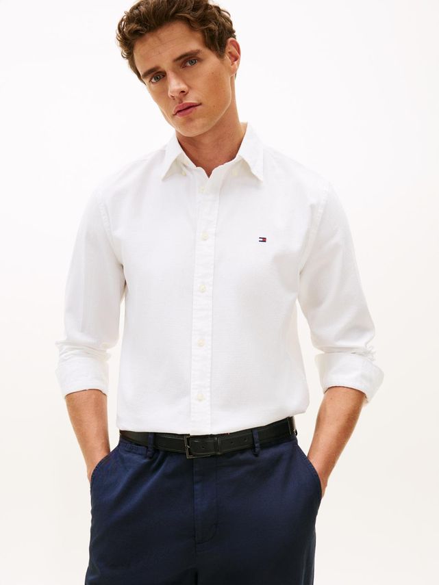 Flex Dobby Sf Shirt fra Tommy Hilfiger