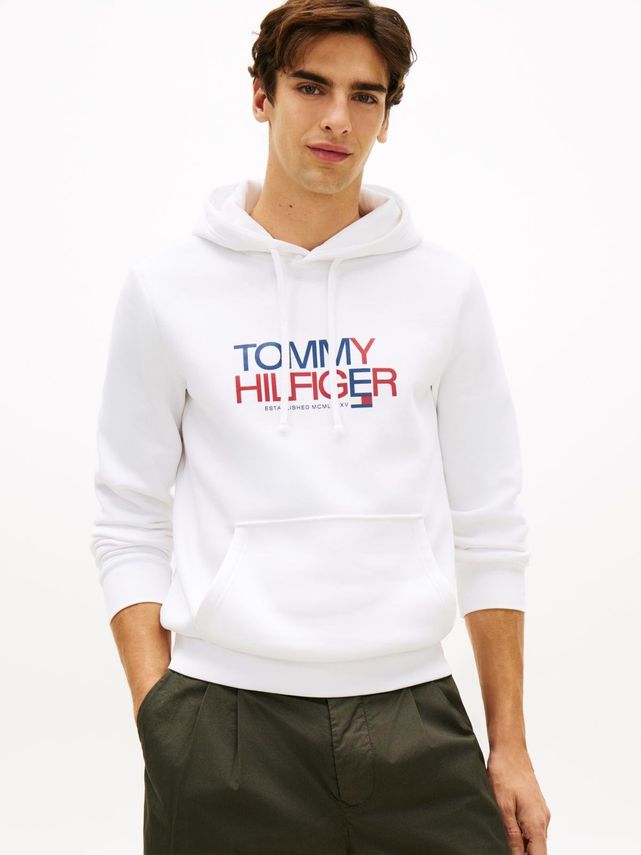 Brand Love Big Text Hoody fra Tommy Hilfiger