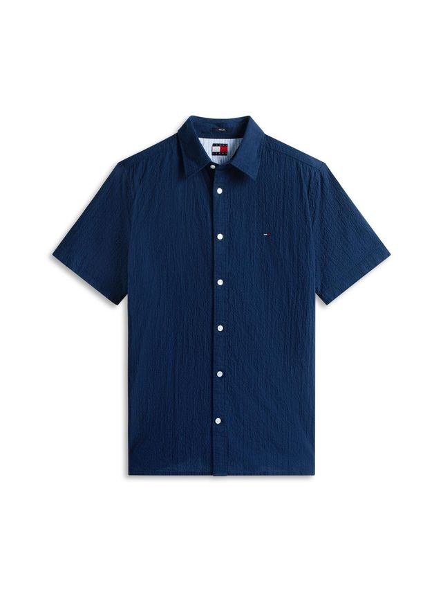 Tjm Reg Seersucker Shirt Ext fra Tommy Jeans