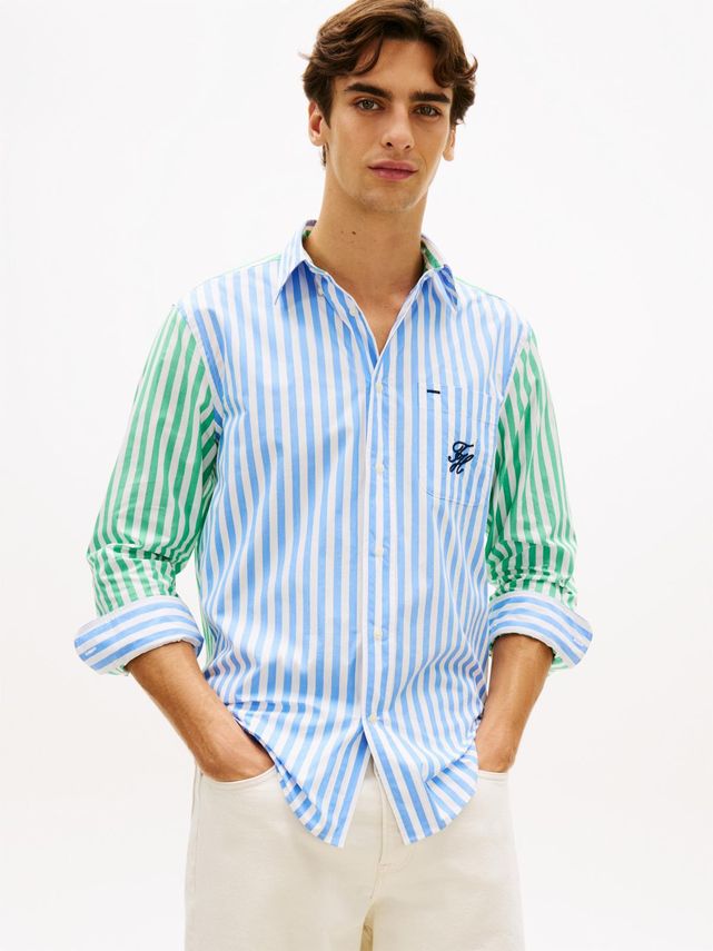 Papertouch Fun Classic Fit Shirt fra Tommy Hilfiger