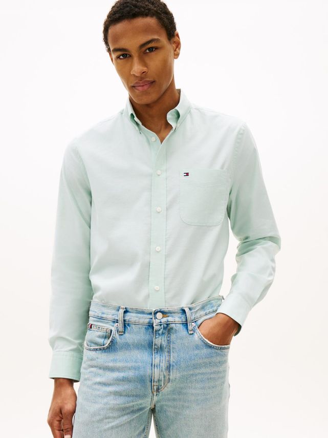Light Oxford Solid Sf Shirt fra Tommy Hilfiger