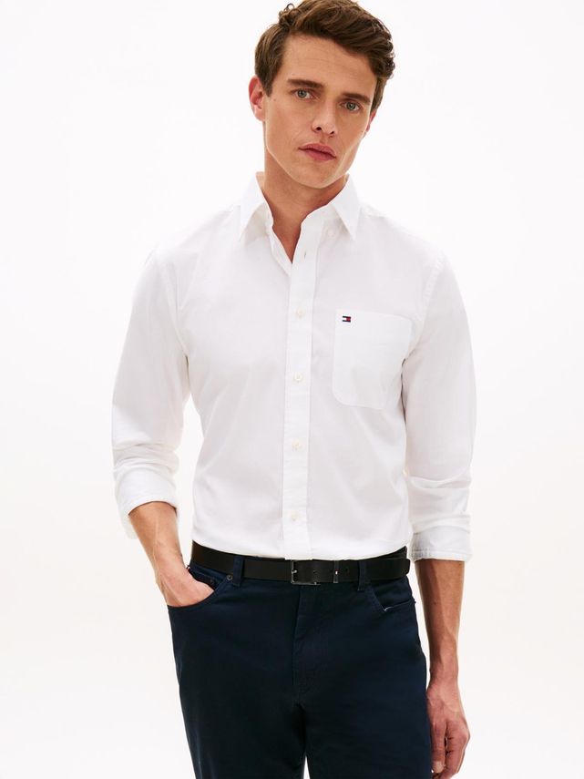 Light Oxford Solid Sf Shirt fra Tommy Hilfiger