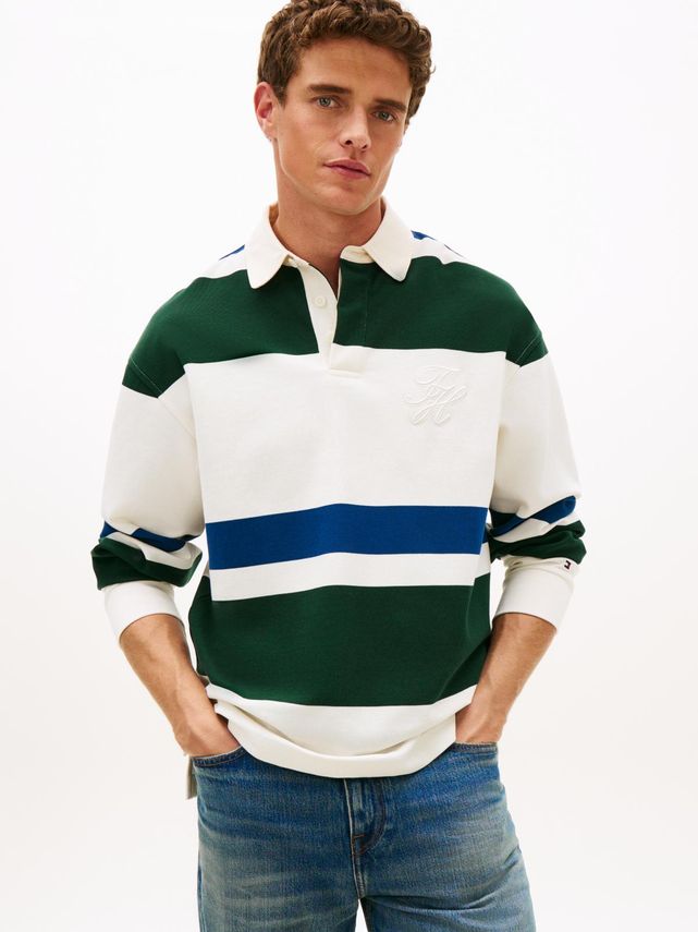 Relaxed Stripe Rugby fra Tommy Hilfiger