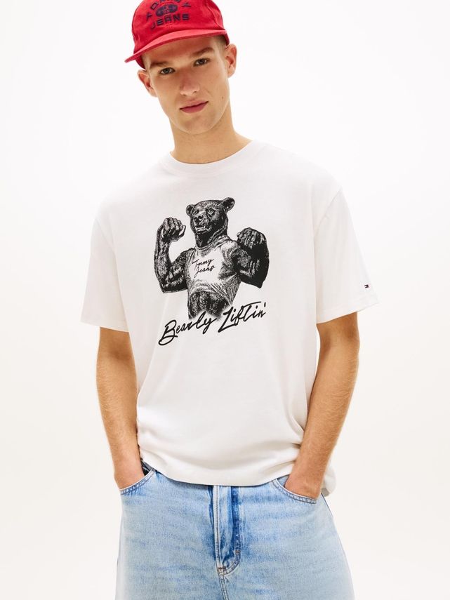 Tjm Rlx Bear Ss Tee fra Tommy Jeans