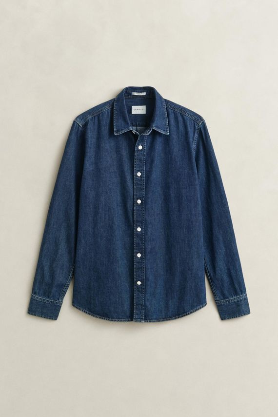 Reg Denim Shirt fra Gant