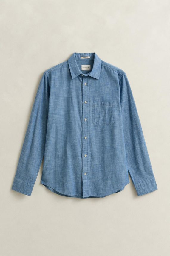 Reg Chambray Shirt fra Gant