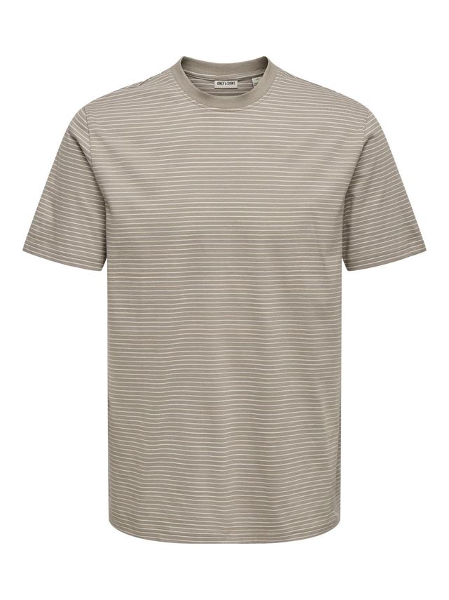 Onsfred Life Rlx Ss Stripe Tee Noos fra Only & Sons
