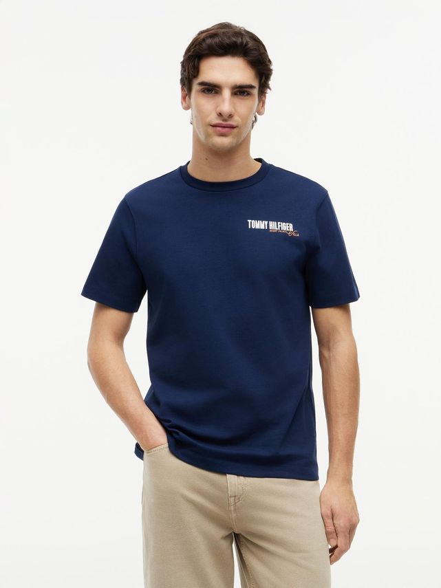 Summer Back Graphic Regular Tee fra Tommy Hilfiger