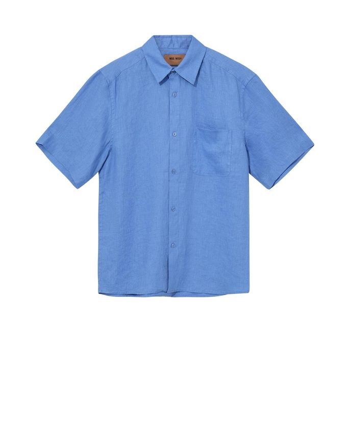 Mmgtheo Linen Ss Shirt fra Mos Mosh