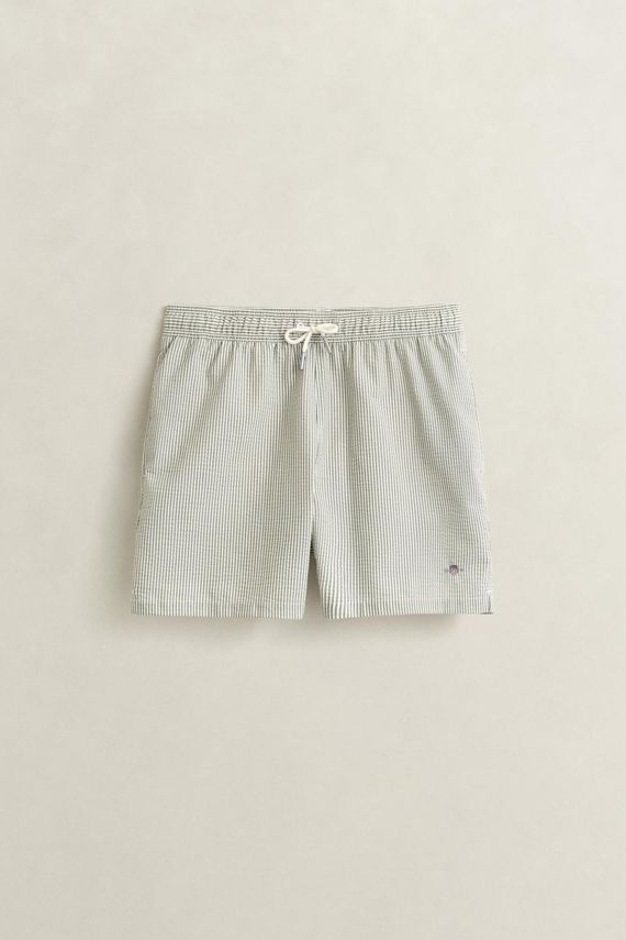 Striped Seersucker Swim Shorts fra Gant