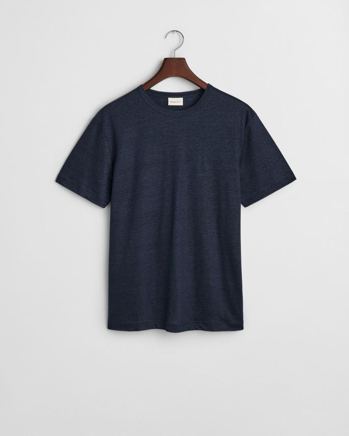 Linen Ss T Shirt fra Gant