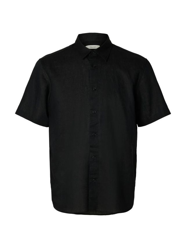 Slmregclaus Clay Linenblend Ss Sht fra Selected