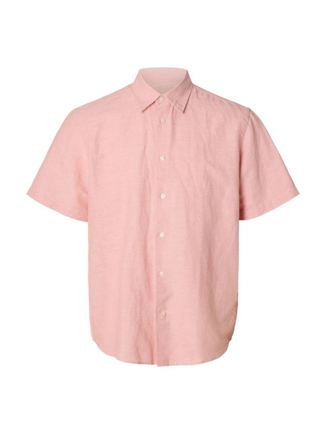 Slmregclaus Clay Linenblend Ss Sht fra Selected