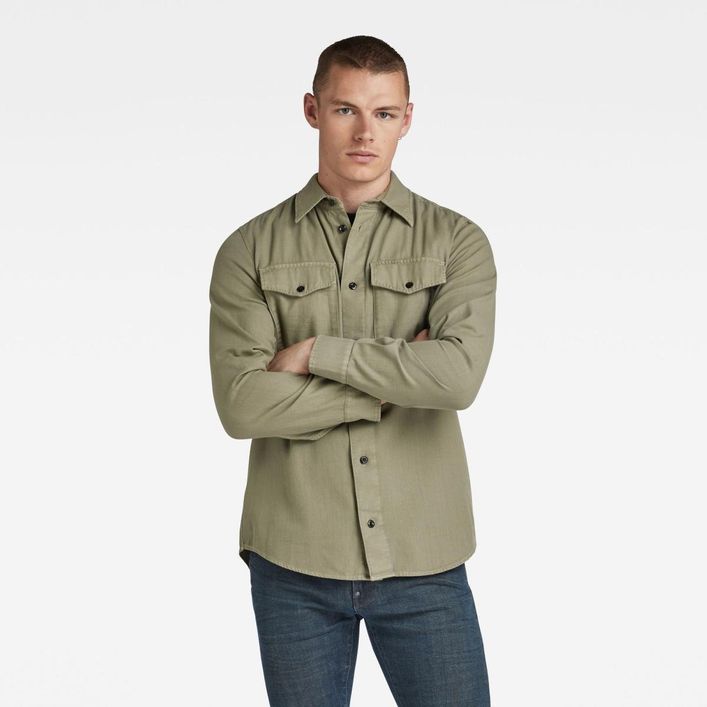 Marine Slim Shirt Ls fra Gstar