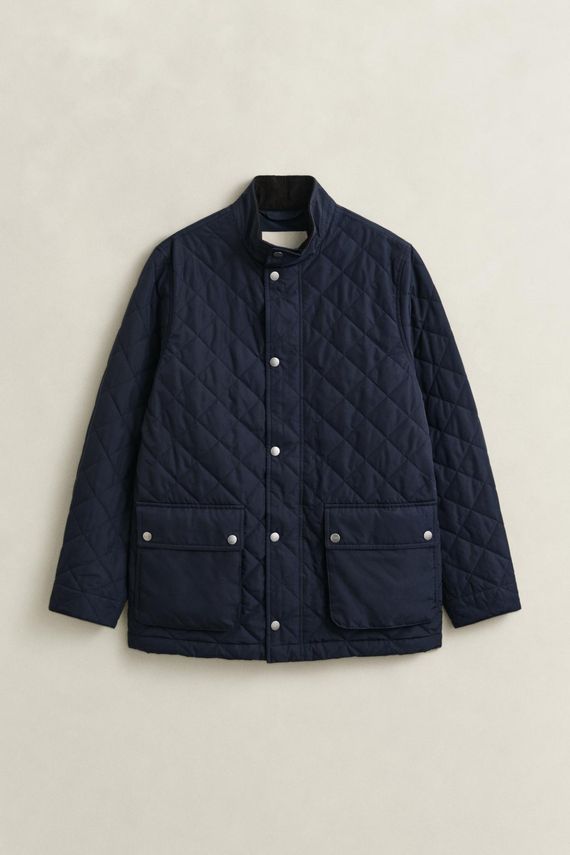 Quilted Mid Jacket fra Gant