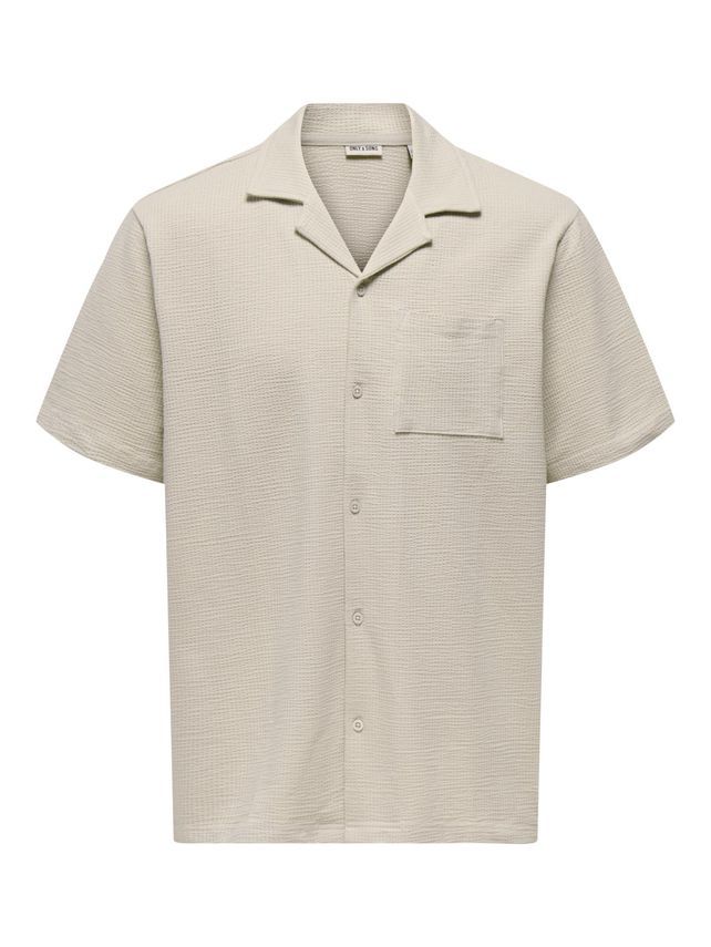 Onskian Life Seersucker Ss Shirt No fra Only & Sons