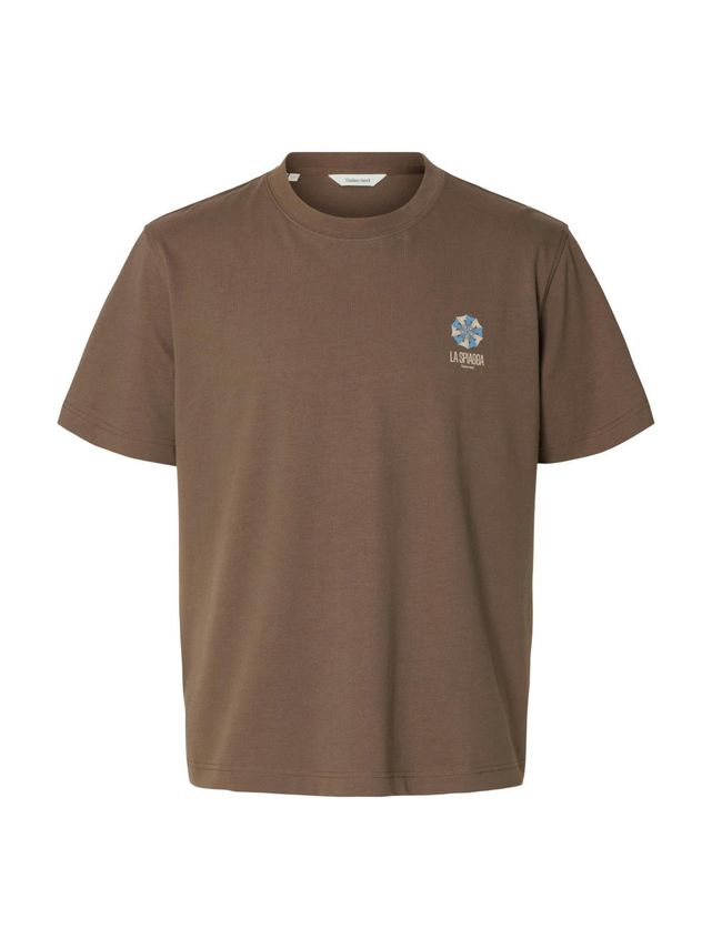 Slhmax Graphic Ss O Neck Tee fra Selected