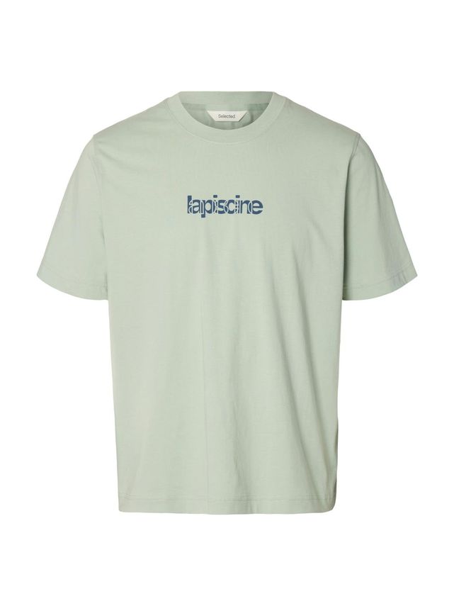 Slhaspen Graphic Ss Tee fra Selected