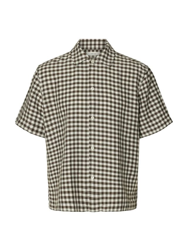 Slhrlxfinley Check Ss Shirt fra Selected