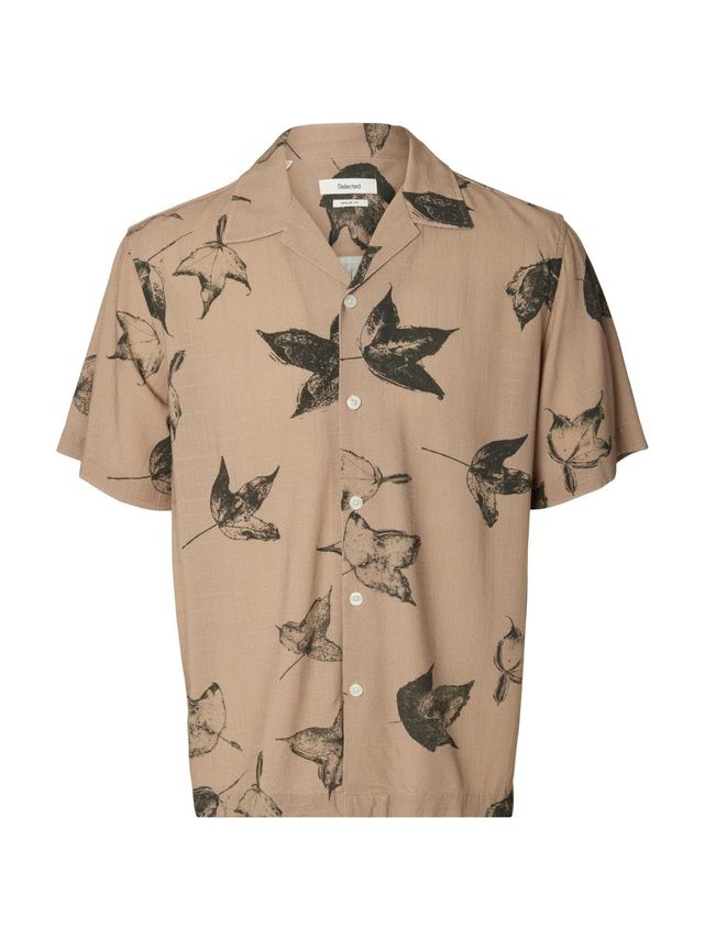 Slhregterry Aop Ss Shirt fra Selected