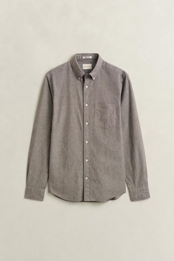 Reg Archive Poplin Melange Shirt fra Gant