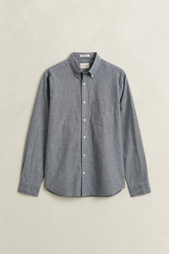 Reg Archive Poplin Melange Shirt fra Gant
