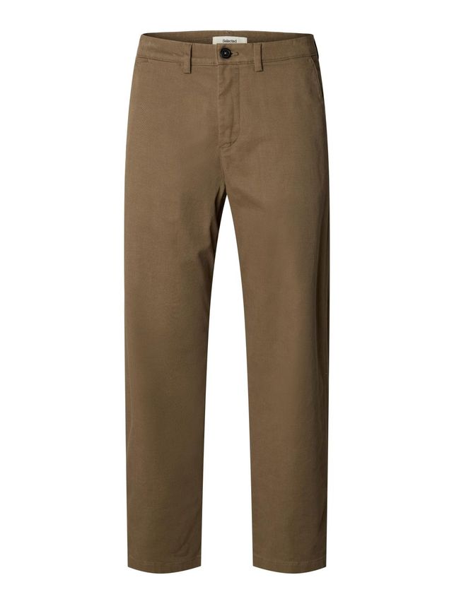 Slm220 Loose Miles Twill Pant Noos fra Selected