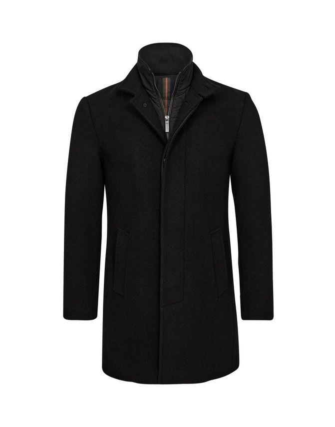 Mens Wool Coat Modern Fit fra Gino Marcello