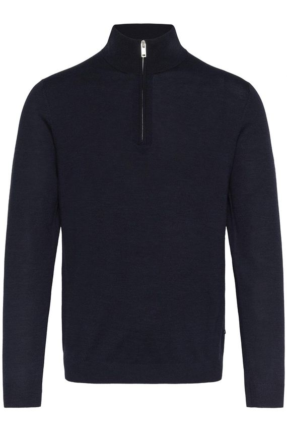 Mamason Half-Zip Pullover i 100% Uld – Elegant Tilbud