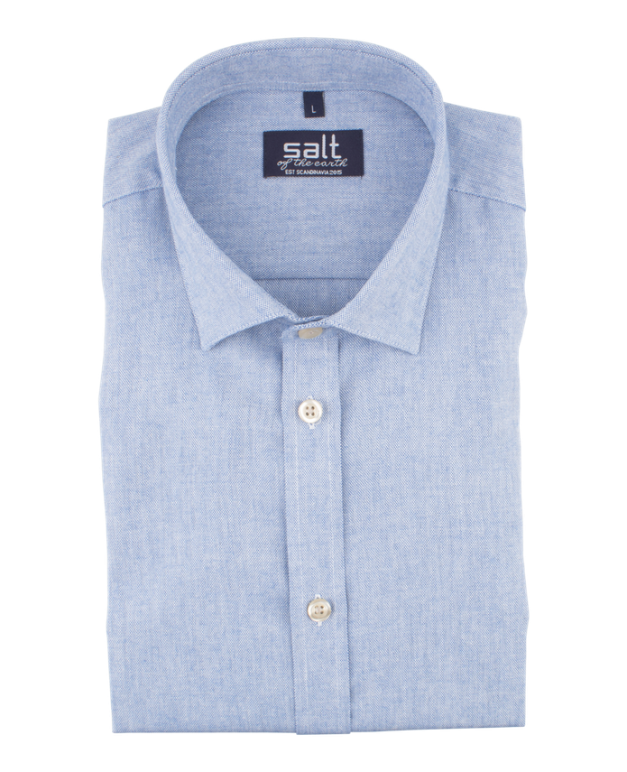 Washed Oxford Shirt Modern Fit fra Salt
