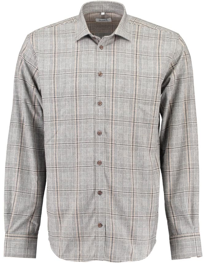 Flannel Shirt Modern Fit fra Salt