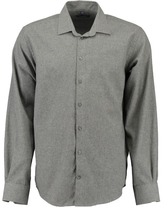 Brushed Twill Shirt Modern Fit fra Gino Marcello