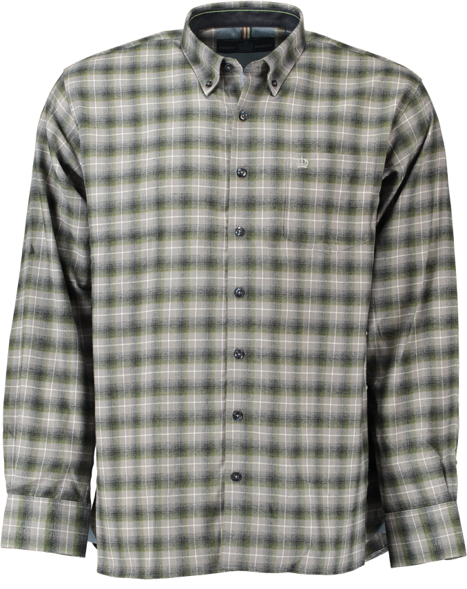 Herre Flannelskjorte Regular fra Thomas Regency - Udsalg!