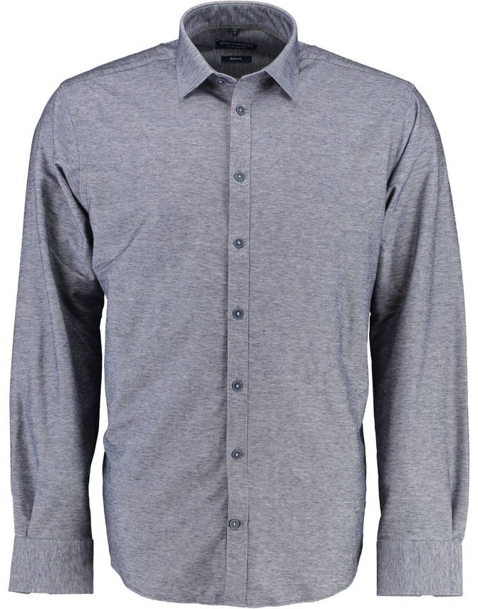 Knitted Shirt L S Modern Fit fra Gino Marcello