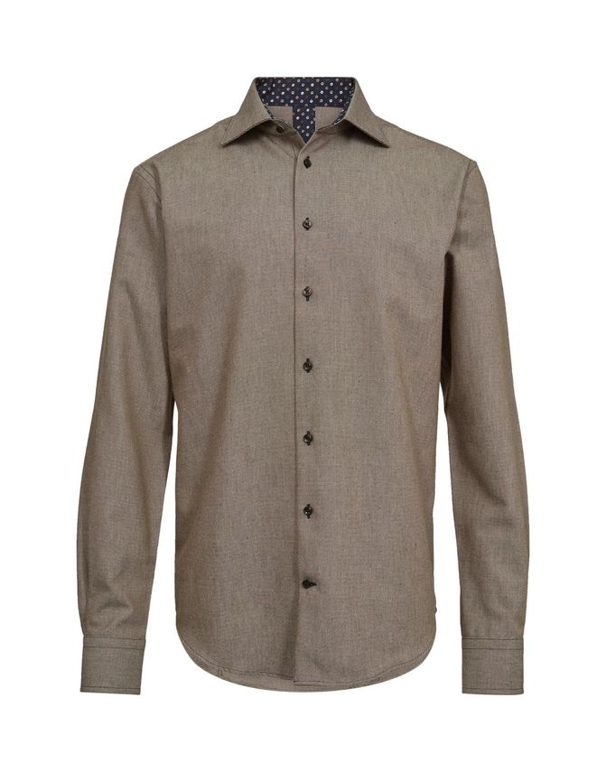 Mens Shirt L S Modern Fit fra Gino Marcello