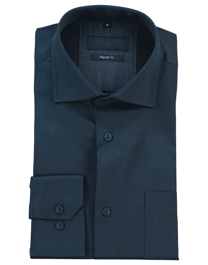 Shirt L S Regular Fit fra Black Blue