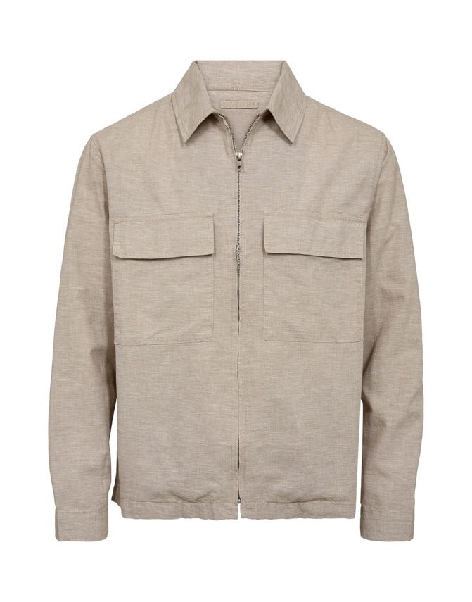 Overshirt Linen fra Gino Marcello