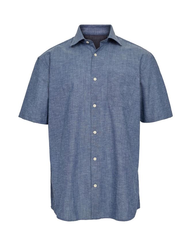 Shirt S S Regular Fit fra Black Blue