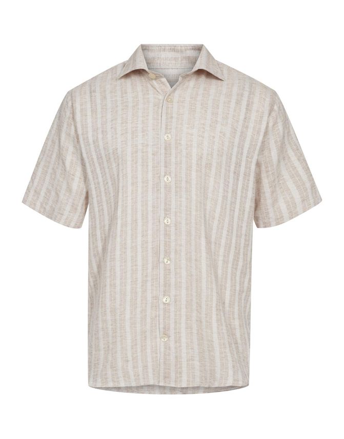 Shirt S S Modern Fit Kent Collar fra Gino Marcello