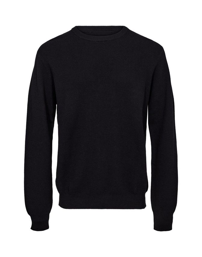 O Neck Knit Regular Fit fra Thomas Regency