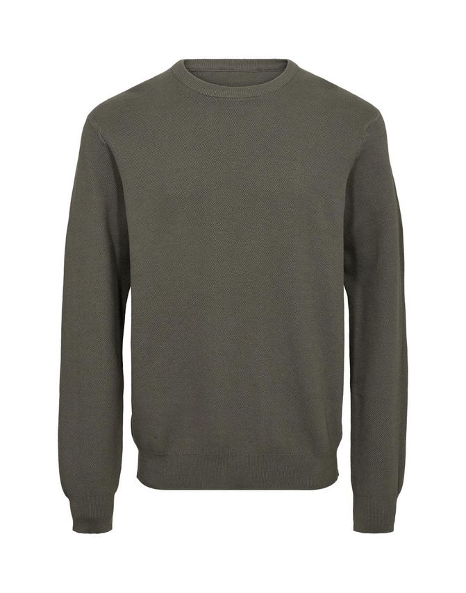 O Neck Knit Regular Fit fra Thomas Regency