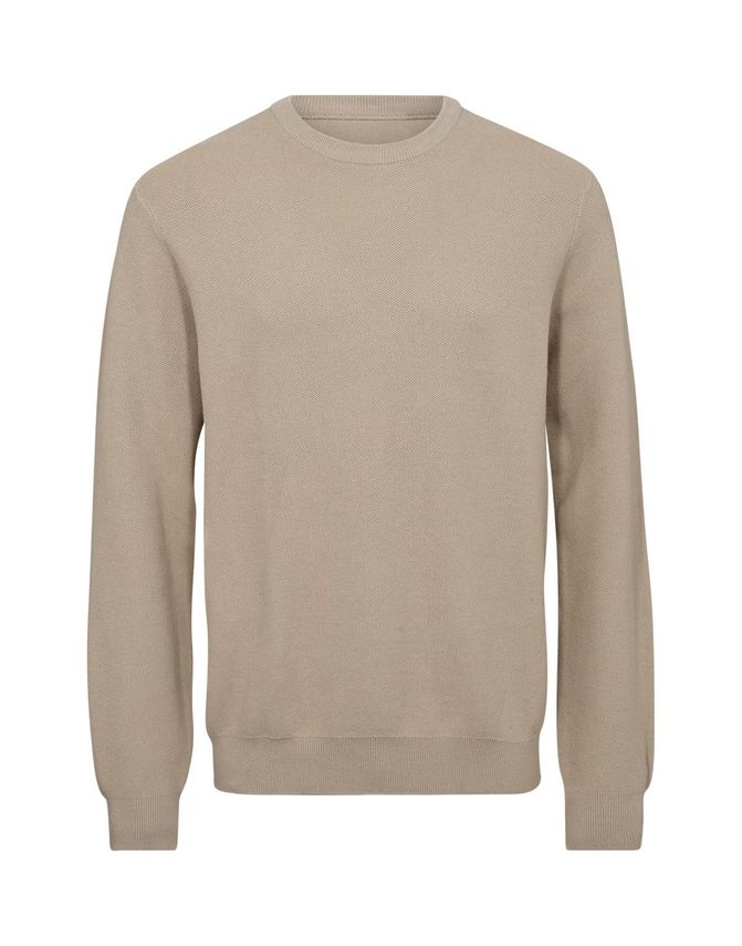 O Neck Knit Regular Fit fra Thomas Regency