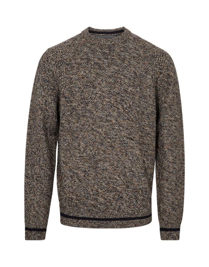 O Neck Regular Fit Knit fra Thomas Regency