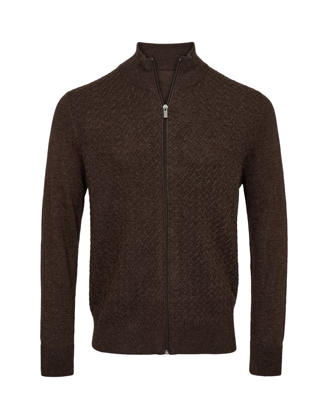 Cardigan Modern Fit fra Gino Marcello